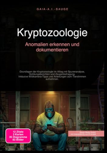 Kryptozoologie: Anomalien erkennen und dokumentieren: Grundlagen der Kryptozoologie im Alltag mit Spurenanalyse, Sichtungsberichten und ... und Anleitungen zum Tierstimmen aufnehmen.