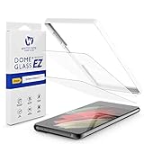 Galaxy S21 Plus Screen Protector [Dome Glass EZ] Full Coverage Tempered Glass Shield [Easy Install]...
