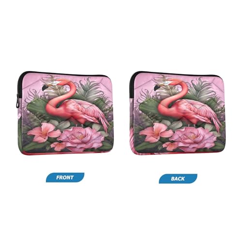 Funda para portátil de 13-14 pulgadas color rosa flamingo miniatura 2