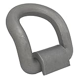 Anneaux d'arrimage : cet anneau d'arrimage en d est un accessoire d'arrimage de chargement polyvalent et efficace qui possède un clip de soudage qui doit être soudé à une surface métallique, un anneau en d de gréement
