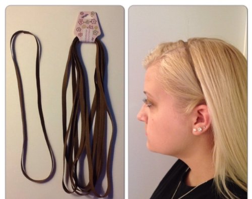 Brown Elastic Headbands (TEEN/ADULT)
