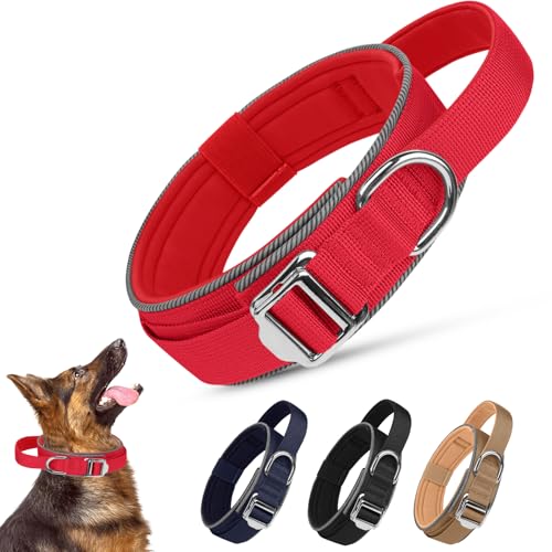 Ledeak Collar Táctico Perro, Ajustable Reflectante Collar Perro, ...