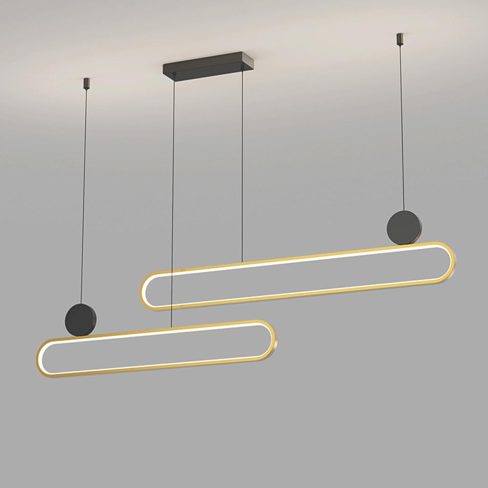 Suspension LED table salle à manger lustre moderne réglable pour repas conviviaux en famille