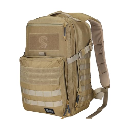 MGFLASHFORCE Molle Military Tactical Backpack for Men, 30L Daypac...