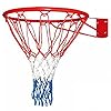 Basketbalring Aan De Muur, Aan De Muur Bevestigde Basketbalring Met Net En Armaturen Voor Binnen, Buiten, Kinderen En…