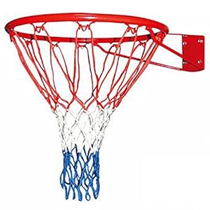 Basketbalring Aan De Muur, Aan De Muur Bevestigde Basketbalring Met Net En Armaturen Voor Binnen, Buiten, Kinderen En…