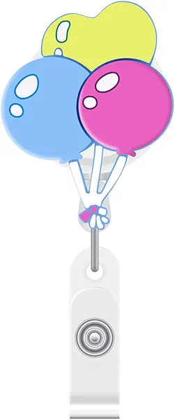 TANOSII Silicone Retractable Badge Holder Retractable ID Badge Reels Badge Clip and Retractable Rope