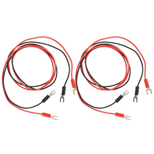 Cable de prueba para tocadiscos de cobre y PVC en pack de 4 unidades para conexión eléctrica