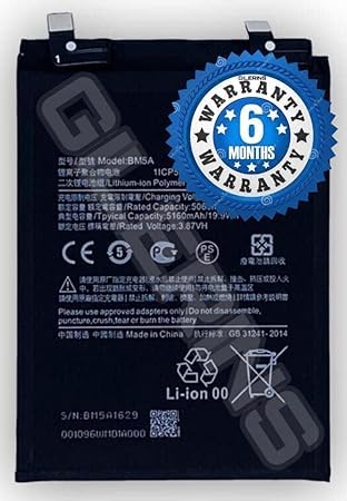 Image of Original BM5A Battery for Xiaomi Redmi Note 11 Pro 5G Battery with 6 Month warrenty**** (R00182)