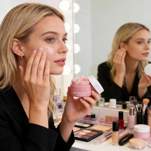 Prebase De Maquillaje Facial, Correctora De Rojeces, 30 G, Matificante Sin Poros, Textura Suavizante, Ideal Para Mujeres Y Niñas. - imagen 4