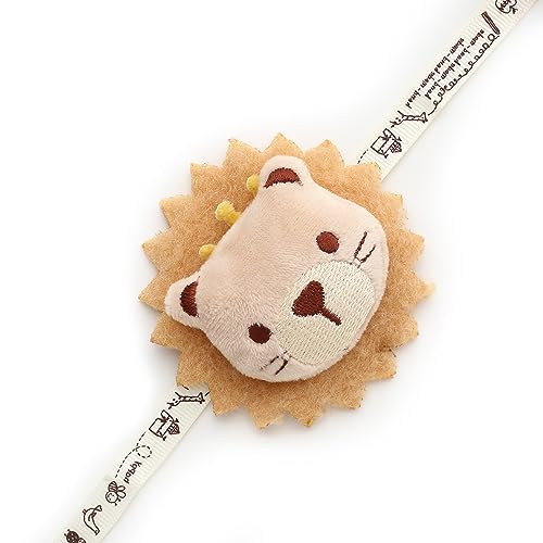 Image of The Purple Tree Cute Kids Rakhi with Roli Chawal and Card (Pack of 1) Rakshabandhan Gift for Kids, Best Rakhi For little Brother