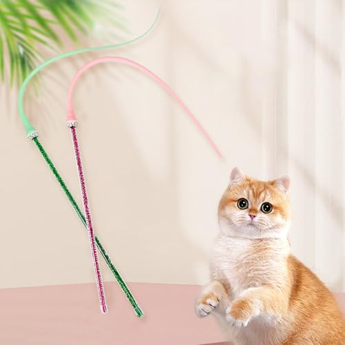 Jouet pour chat en silicone interactif pour stimuler les chats d'intérieur sédentaires