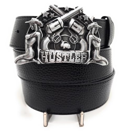 Hustler Belt (Vegan Leather with Western Buckle)