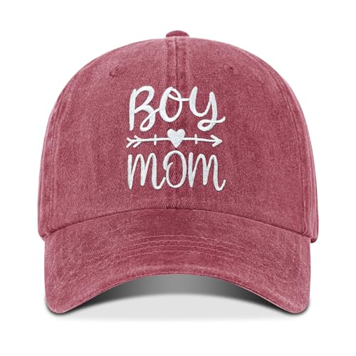 Boy Mom Gifts, Mothers Day Trucker Hat for Women from Son, Boy Mom to be Birthday for Women