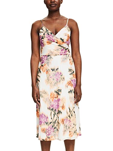 Preisvergleich Produktbild ESPRIT Collection Gemustertes Kleid mit Wickelausschnitt