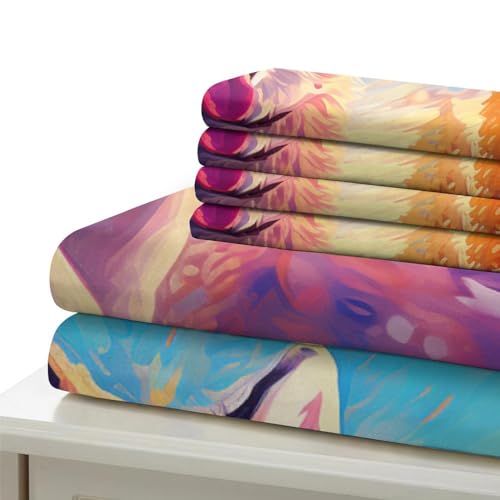 Housse de couette Husky douce en microfibre zippée lit simple - 6