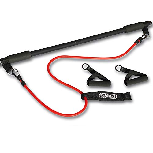 ROVERA Tone Plus Herramienta multifunción de Resistencia elástica, Adultos Unisex, Negro/Rojo, Talla Única