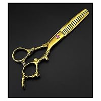 Professionelles Friseur-Scherenset Aus Edelstahl – 6 Zoll, Mit Flachschere, Ausdünnungsschere & Haarschneideschere