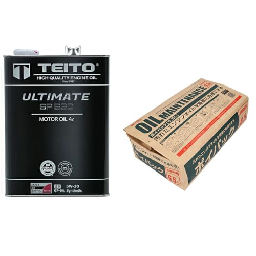 TEITO GWIC 5W-30 K\ fB[[Ԍp 100%w ULTIMATE SP530 L@ufz [^[IC HIGH QUALITY ENGINE OIL (4L+ppbN6.5L Zbg)