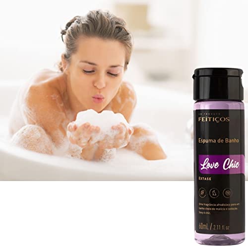 Espuma de Banho Banheira Hidromassagem Love Chic Êxtase 60ml