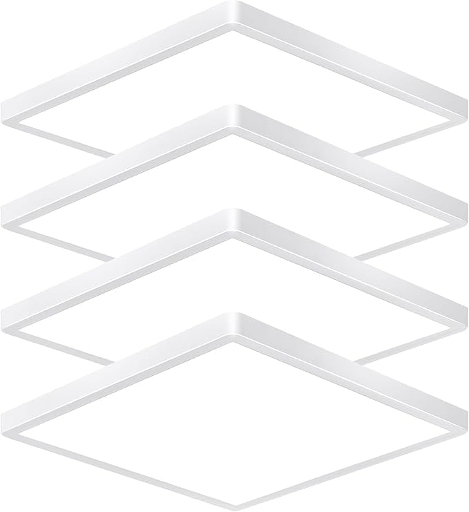 💡【Vantaggio 3 – Ultra sottile e versatile】 Con un'altezza di soli 25 mm, questa plafoniera si adatta anche a spazi ristretti. Ideale per stanze da 8 a 15 m², che si tratti di soggiorno, camera da letto, cameretta, ufficio, corridoio, cucina o persino cantina: una lampada davvero versatile!