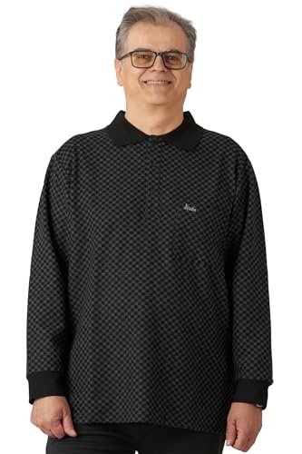 Ovidis Long-Sleeved Adaptive Polo Clothing Senior Disabled Men - Lucas