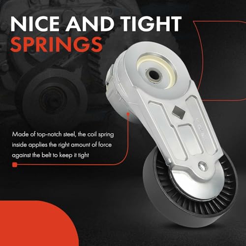 image for A-Premium Belt Tensioner Assembly with Pulley Compatible with Chevrole