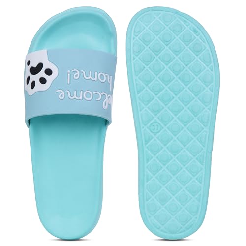 Image of Pampy Angel Welcome Women's Flip Flops Slides Back Open Household Comfortable Slippers