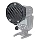 INSSTRO INSSTRO Blitzdiffusor für Speedlite, Blitzzubehör-Set mit Kuppeldiffusor, Wabengitter, Farbgelen, Universal-Montageadapter für Canon, Nikon, Sony, Godox, Neewer, YONGNUO Speedlight