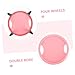 HAKIDZEL Multifunctional Abdominal Training Sliding Disc with Knee Cushion Smooth Grip Fitness Rolling Discs for Core Strength Compatible with Resistance Bands Suitable for All Random Color
