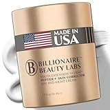 Peptide Face Cream for Women - Anti-Aging Wrinkle & Fine Lines Collagen Night Cream - Firming Moisturizer with Hyaluronic Acid for Aging Skin - Fragrance Free - Tightening & Smoothing - 1.7 oz 50ml