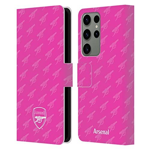 Étui Arsenal FC Samsung S23 Ultra Head Case Designs Portefeuille Rose
