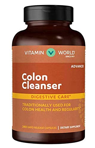 Colon Cleanser Digestive Care Colon Health 240 Rapid Release Capsules
