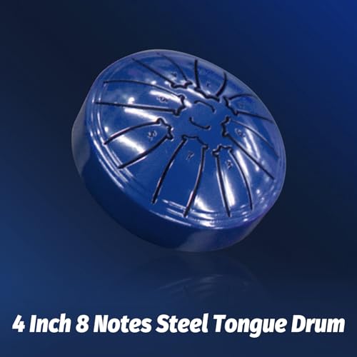 Mini Steel Tongue Drum 4 Inch 8 Notes miniatura 5
