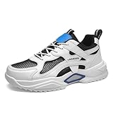 Canbebig Chunky Sneakers Women Men Running Athletic Tennis Walking Shoes Mesh Lightweight Easy Walking Footwear Casual Sport Strap Fashion Sneakers Blue