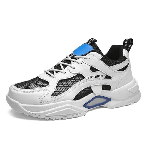 Canbebig Chunky Sneakers Women Men Running Athletic Tennis Walking Shoes Mesh Lightweight Easy Walking Footwear Casual Sport Strap Fashion Sneakers Blue