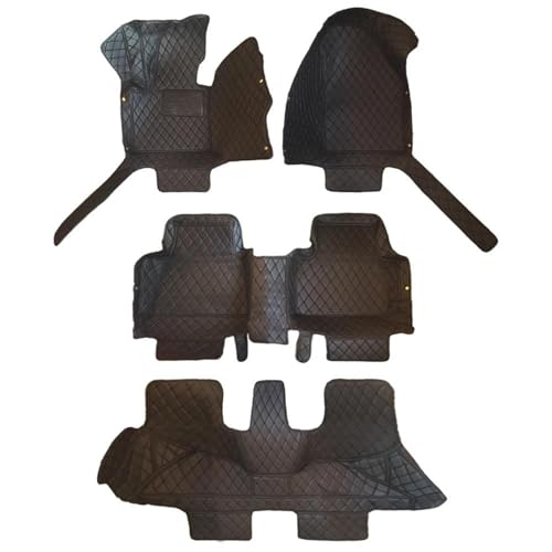 Tapis de sol pour Kia Carens 2007-2012 confort sur mesure en noir LHD