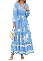 Floral Sky Blue Apricot