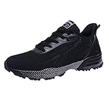 AICARE Herren Damen Sneaker Laufschuhe Air Sportschuhe Laufschuhe mit Luftpolster Turnschuhe Running Fitness Sneaker Outdoors Straßenlaufschuhe Sports-Viele Farben,41 EU SchwarzWeiß