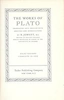 THE WORKS OF PLATO; FOUR VOLUMES COMPLETE IN ONE B0083JGSJC Book Cover