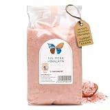 Sal Rosa Fina del Himalaya 1 kg Naturcid - 100% Natural - Extracción Manual - Sin Aditivos ni Antiapelmazantes - Uso para Cocina - Uso Cosmético