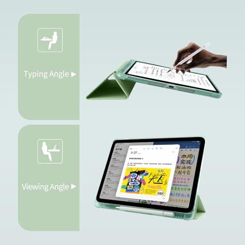Coque iPad 7e/8e/9e génération vert anti-choc, la solution pour sécuriser votre tablette 10.2" - 5