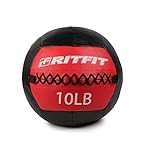 RitFit Medicine Ball / weight ball / Soft Medicine Ball / Wall Medicine Ball / Soft Wall Ball / Wall Ball set/ Medicine Balls for Exercise and Conditioning Workouts, Fitness Gym Equipment for Core Training and Cross Training (5/10/15/20/25/30 lbs) - Image 2