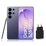 Samsung Galaxy S26 Ultra, Smartphone Android 5G avec Galaxy AI, 256 Go, Chargeur Secteur Rapide 25W Inclus, Smartphone d�verrouill�, Violet, Version FR