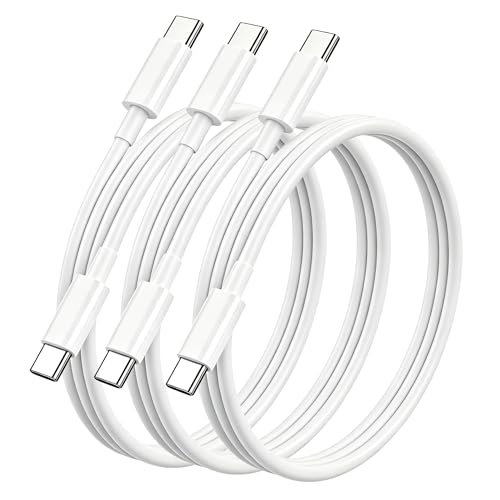 USB C to C ケーブル 1.5m 3本セット LpoieJun【PD対応 最大65W/3A 急速充電 USB2.0 最大480Mbps データ転送 】 高耐久TPE素材 スマートフォン/タブレット/ゲーム機などタイプｃ機種互換性があり