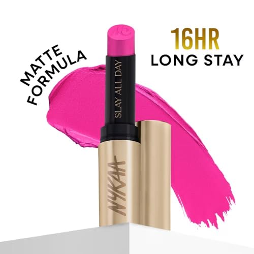 Image of Nykaa Matte to Last No Transfer Long Lasting Lipstick (3.5g) (Kudi)