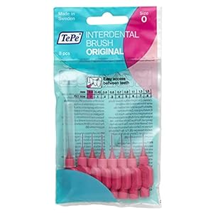 TePe Interdentale borstel 0,4 mm maat 0 origineel – 8 stuks