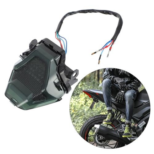 Vaguelly 1 Peça Luz De Freio Para Motocicleta Luz De Circulação Diurna Luz Traseira De Motocicleta L