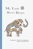 My Little Secret Keeper: Password Tracker & Organiser - Black & White Edition
