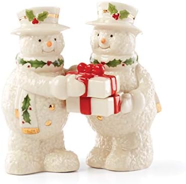 Lenox 890454 Happy Holly Days Snowman Salt & Pepper